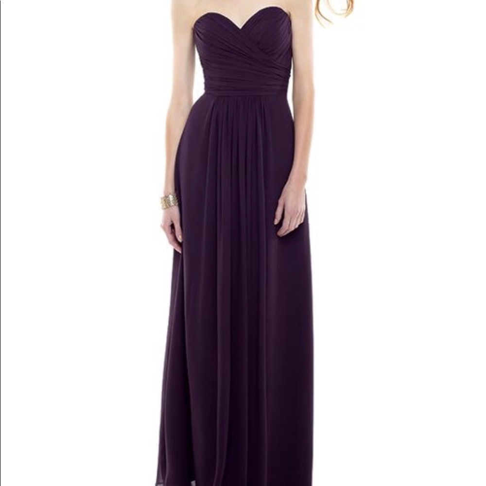 Bill Levoff Purple ball gown